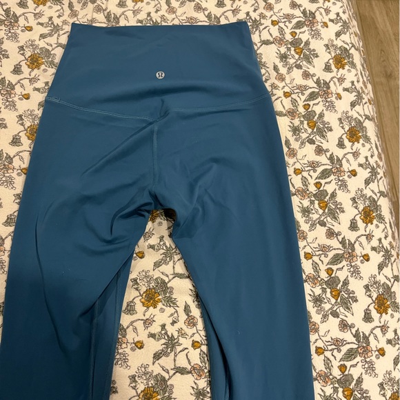 Lululemon teal blue align leggings 28' length - Picture 1 of 2